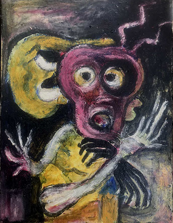 denise grisi, outsiderart, artbrut,naturalpainting, cahors, artiste cahors, ecological_painting,ecological art, ecologicalartist , écologie