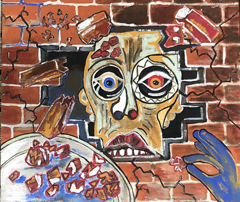 denise_grisi, outsiderart, artbrut, natural_painting, cahors, artiste_cahors, art_naturel, ecological_painting, ecological_art, peinture_écolo