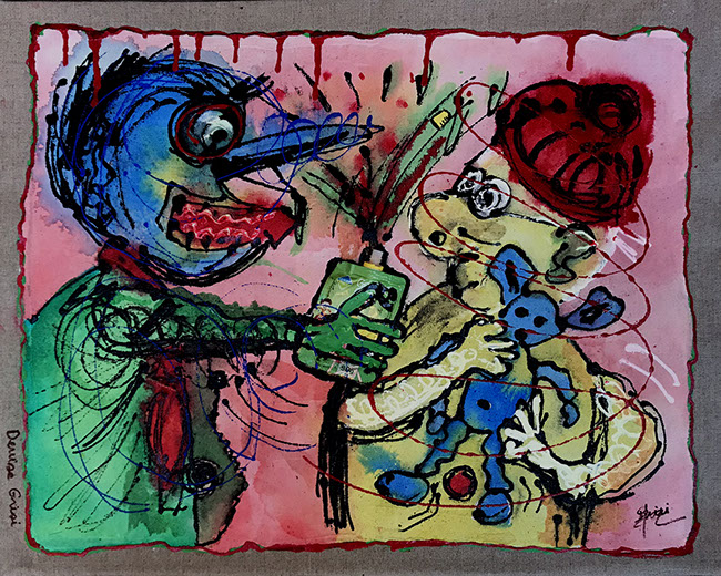 occitanie_peinture, occitanie_art, art_occitanie artiste_occitanie, denise grisi, outsider_art, art_brut, art_marginal, art_cahors, art_france