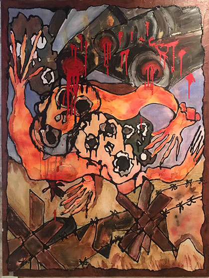 occitanie_peinture, occitanie_art, art_occitanie artiste_occitanie, denise grisi, outsider_art, art_brut, art_marginal, art_cahors, art_france