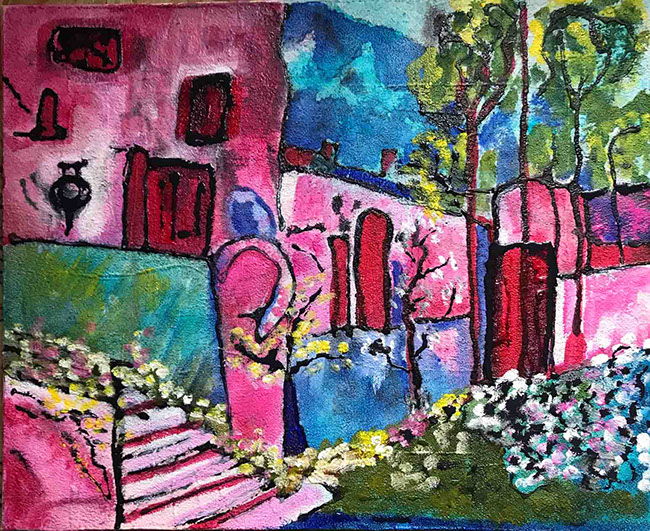 dripping,outsider art,art singulier, denise grisi,