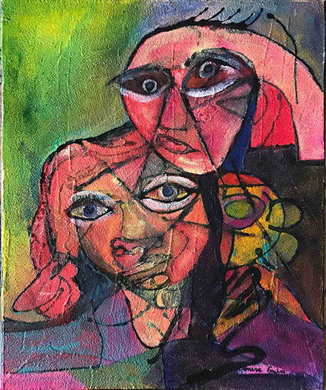 dripping,outsider art,art singulier, denise grisi,